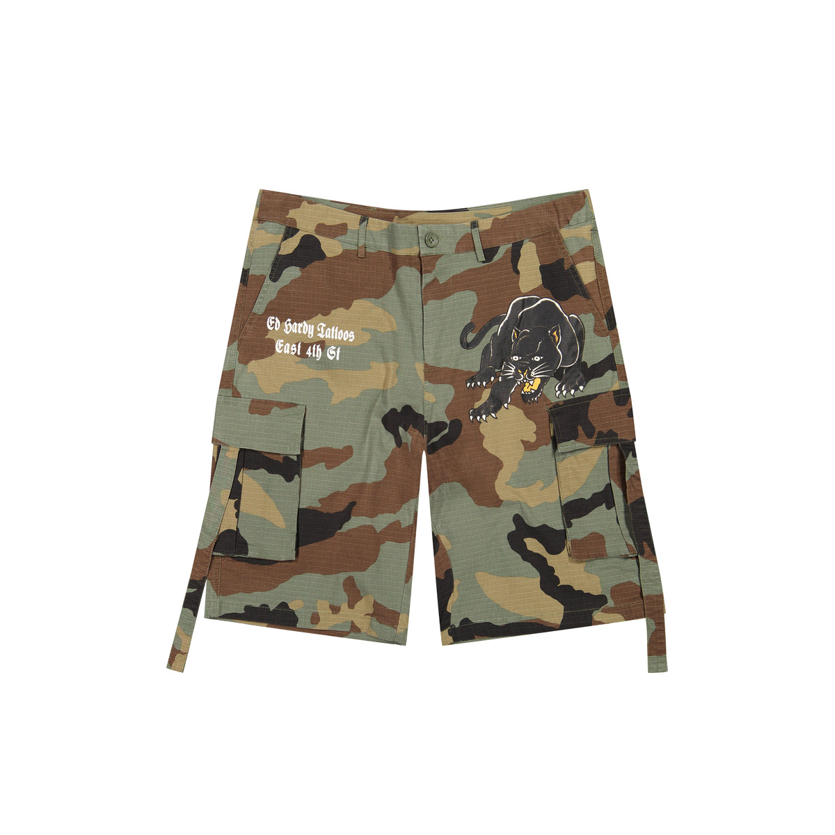 Panther Cargo Shorts CAMO | Ed Hardy