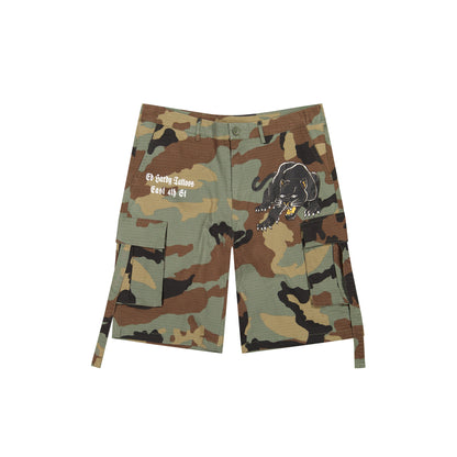 Panther Cargo Shorts CAMO | Ed Hardy