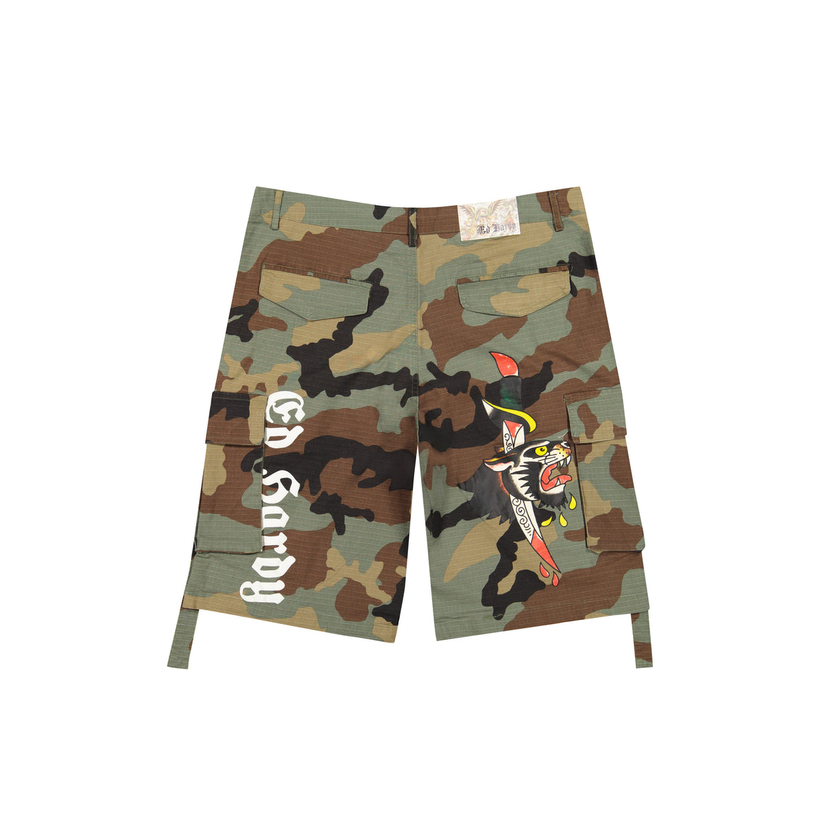 Panther Cargo Shorts CAMO | Ed Hardy