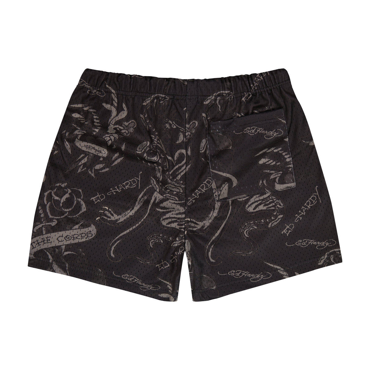 Panther Men's Mesh Short BLACK | Ed Hardy
