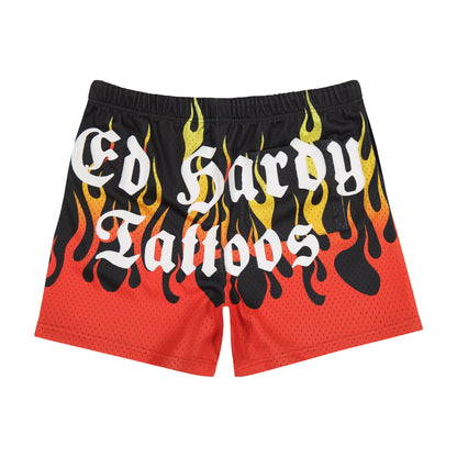 Fire LKS Skull Mens Short Black | Ed Hardy