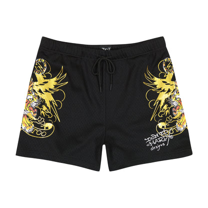 Crawling Tigers Short Black | Ed Hardy
