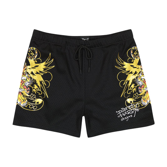 Crawling Tigers Short Black | Ed Hardy