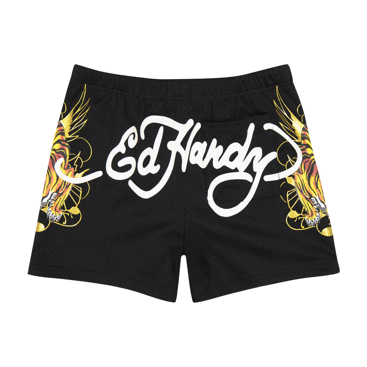 Crawling Tigers Short Black | Ed Hardy
