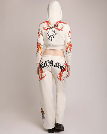 Flames Zip Hoodie  | Ed Hardy