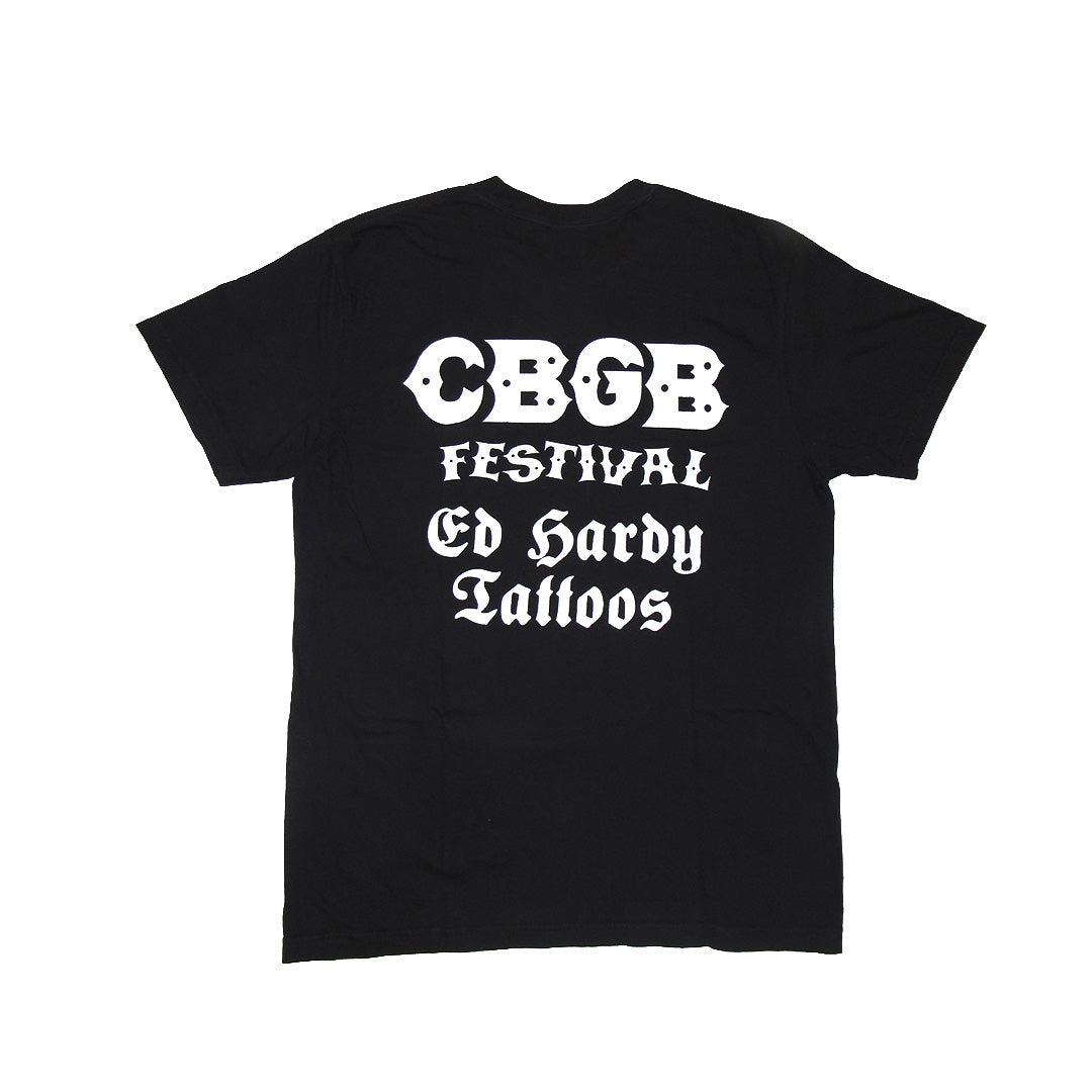 CBGB Panther Flame Boxy Tee | Special Edition Tee | Ed Hardy BLACK | Ed Hardy