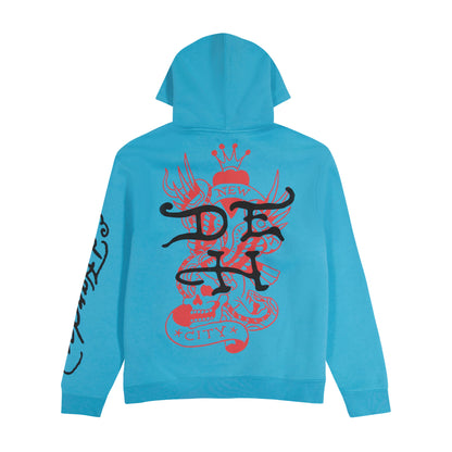 Flame Skull Hoodie - Jewel JEWEL | Ed Hardy