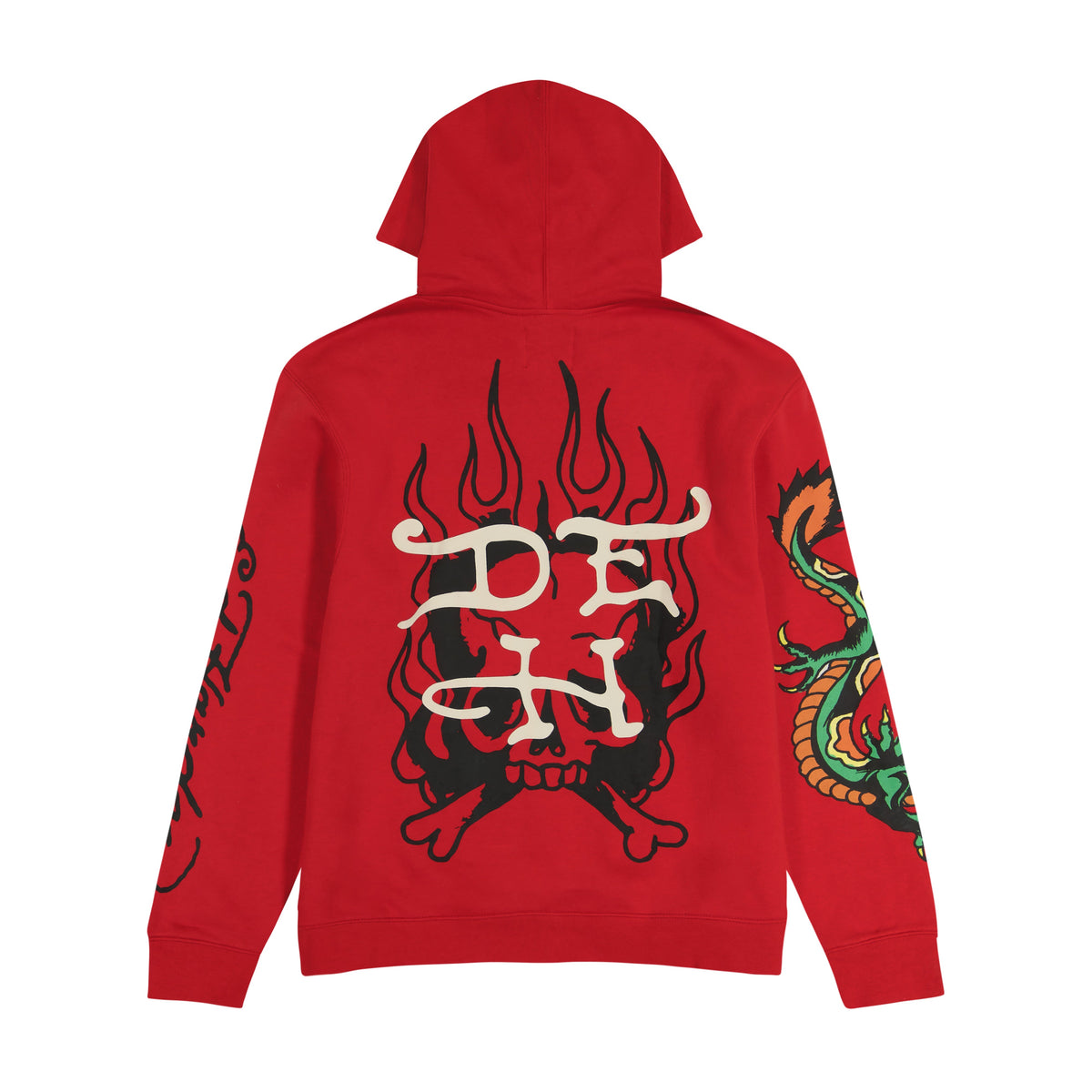 Flame Cobra Hoodie CHERRY | Ed Hardy