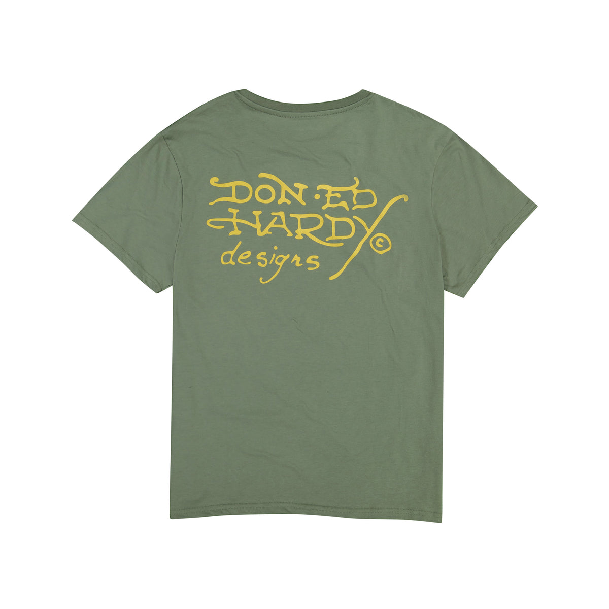 LKS Skull Mens SS Tee LIGHT OLIVE | Ed Hardy