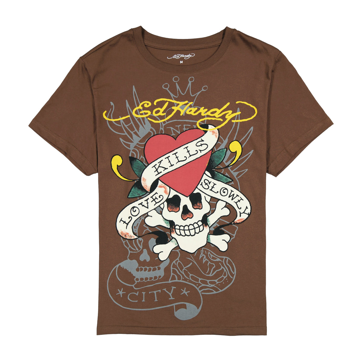 LKS Skull Tee - Cocoa Cocoa | Ed Hardy