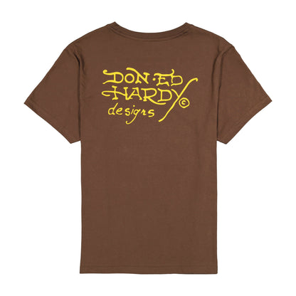 LKS Skull Tee - Cocoa Cocoa | Ed Hardy