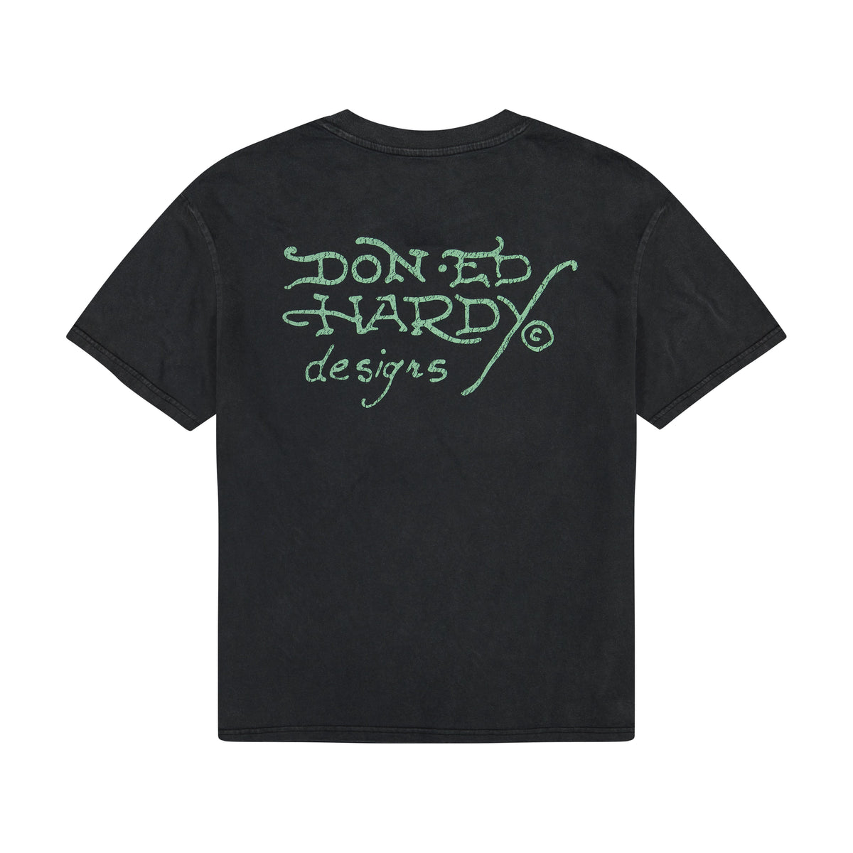 Skull Snakes Boxy Tee VTG BLACK | Ed Hardy