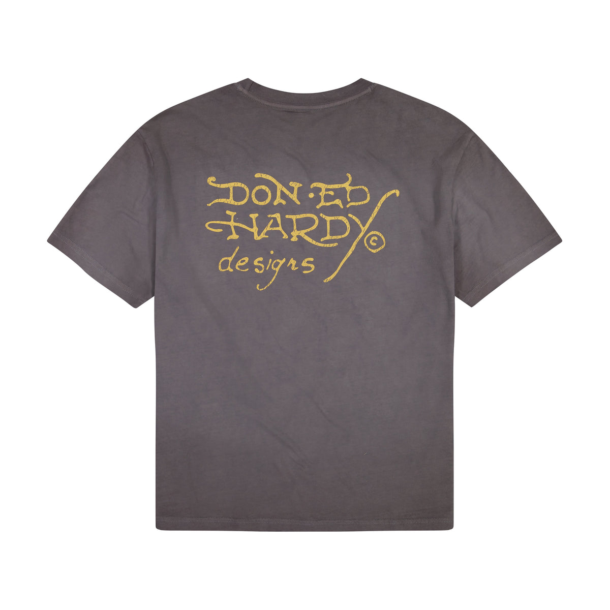 Wing Skull Boxy Tee - Sunfade Grey SUNFADE GREY | Ed Hardy