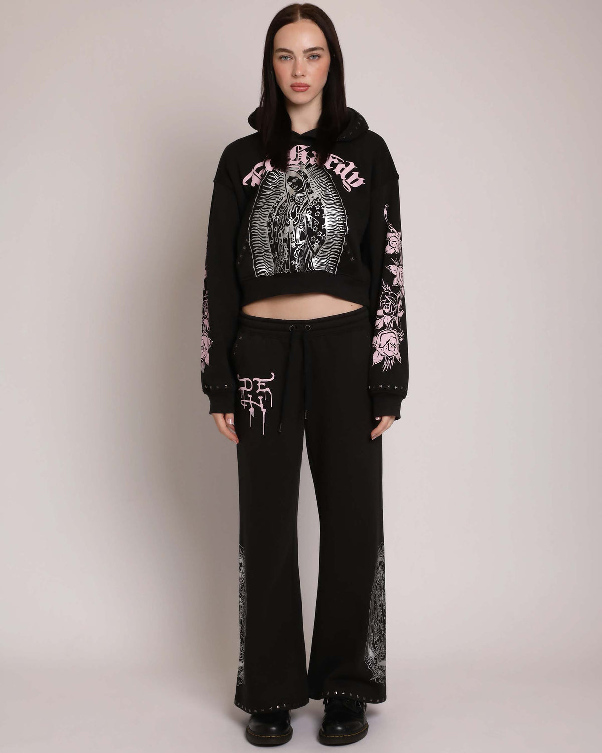 Mary Hoodie - Faded Black  | Ed Hardy