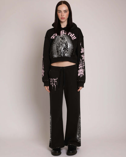 Mary Hoodie - Faded Black  | Ed Hardy
