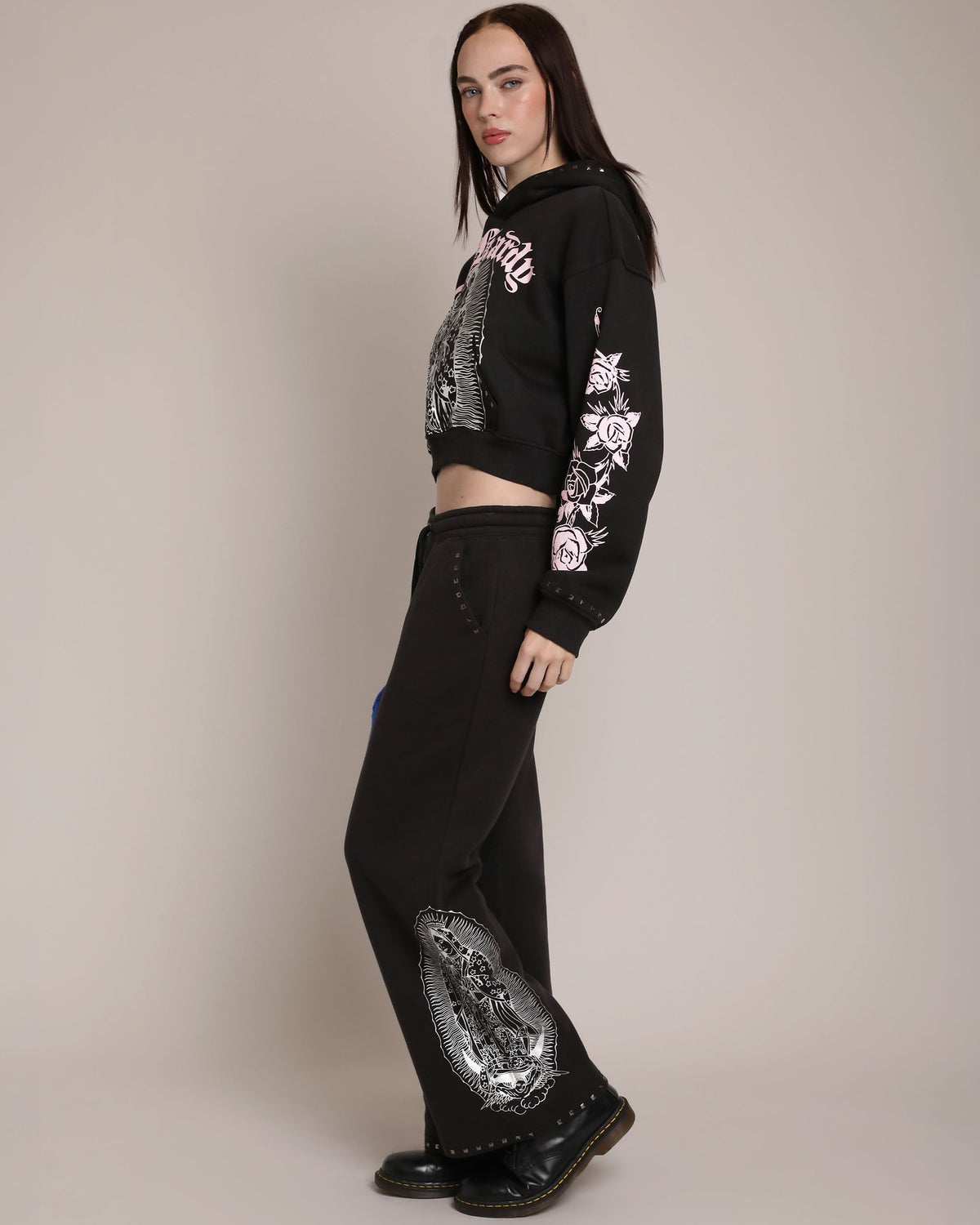 Mary Hoodie - Faded Black  | Ed Hardy