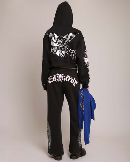 Mary Hoodie - Faded Black  | Ed Hardy