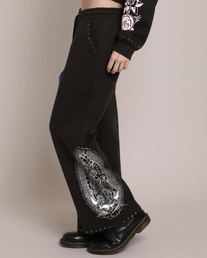 Mary Pant - Faded Black  | Ed Hardy