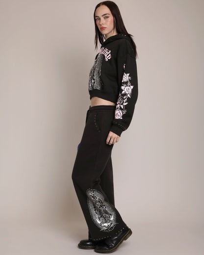Mary Pant - Faded Black  | Ed Hardy