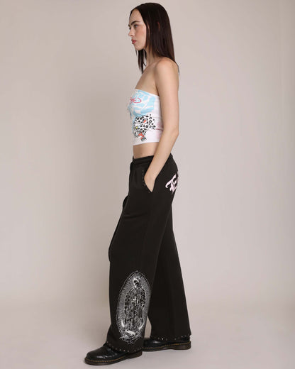 Blue Leopard Tube Top WHITE | Ed Hardy