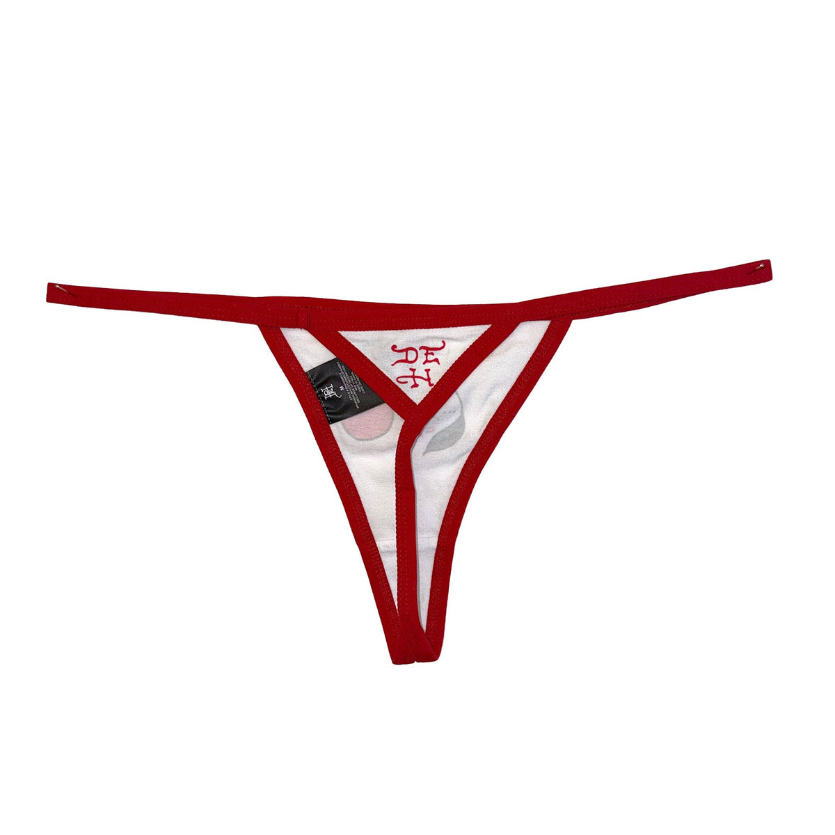 Cherries G String WHITE | Ed Hardy