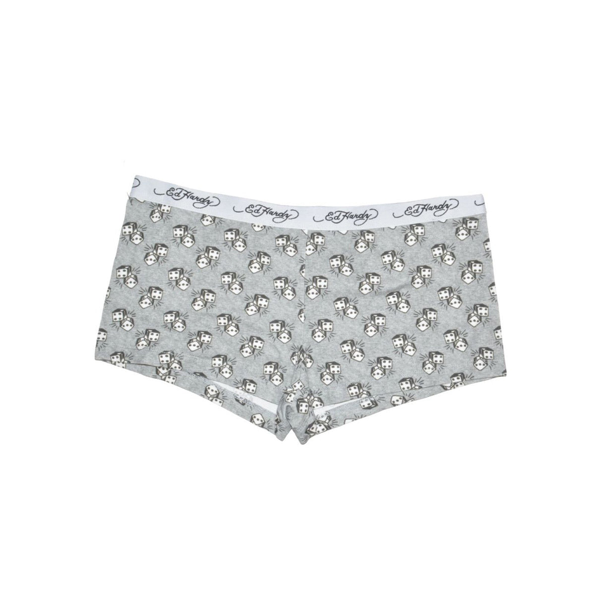 Dice Micro Boxer Brief HEATHER GREY | Ed Hardy