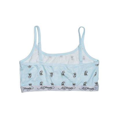 Sailor Cat Elastic Bralette BABY BLUE | Ed Hardy