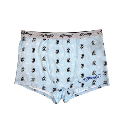 Sailor Cat High Waisted Boxer Brief BABY BLUE | Ed Hardy