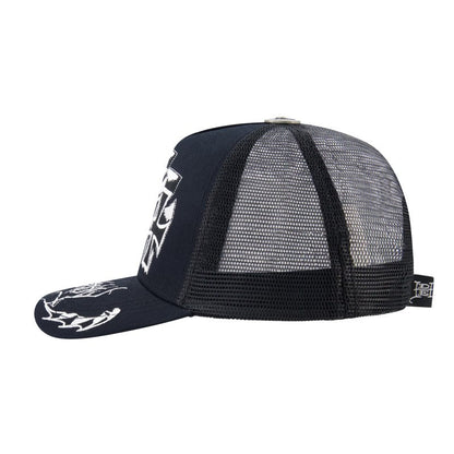 Crosses Trucker Hat, Black BLACK | Ed Hardy
