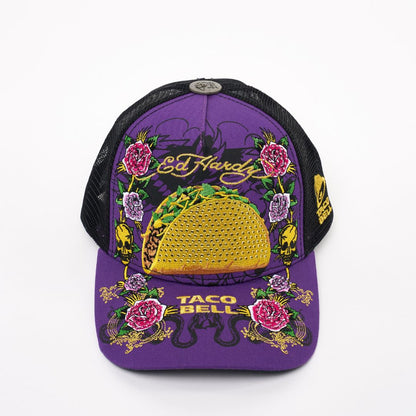 Taco Bell Trucker Hat PURPLE | Ed Hardy