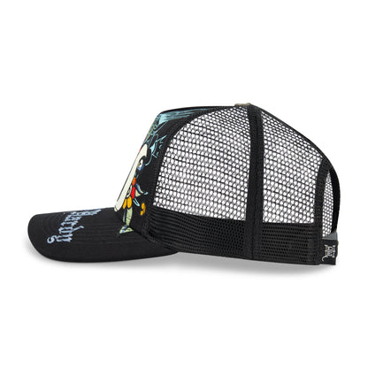 Tiger Skull Trucker Hat - Black BLACK | Ed Hardy