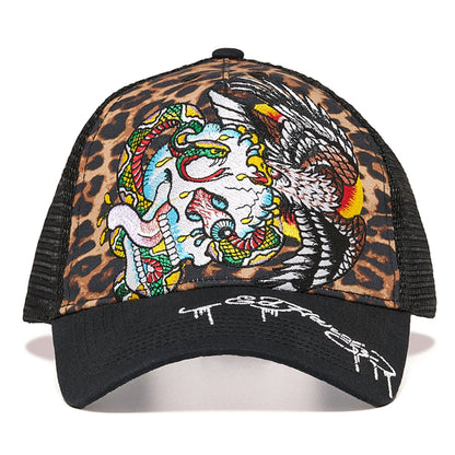 Battle Skull Leopard Hat Leopard | Ed Hardy