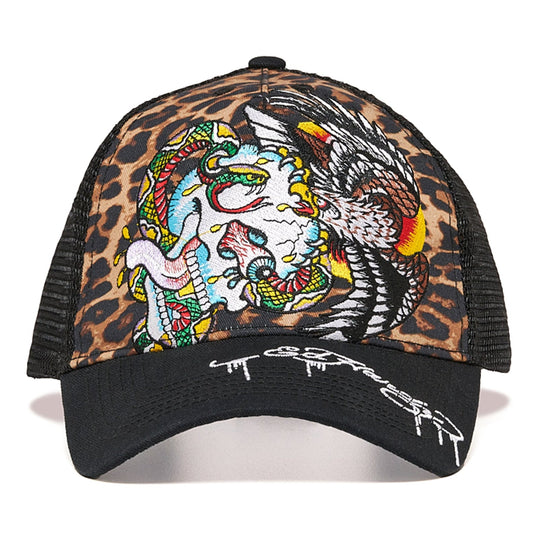 Battle Skull Leopard Hat Leopard | Ed Hardy
