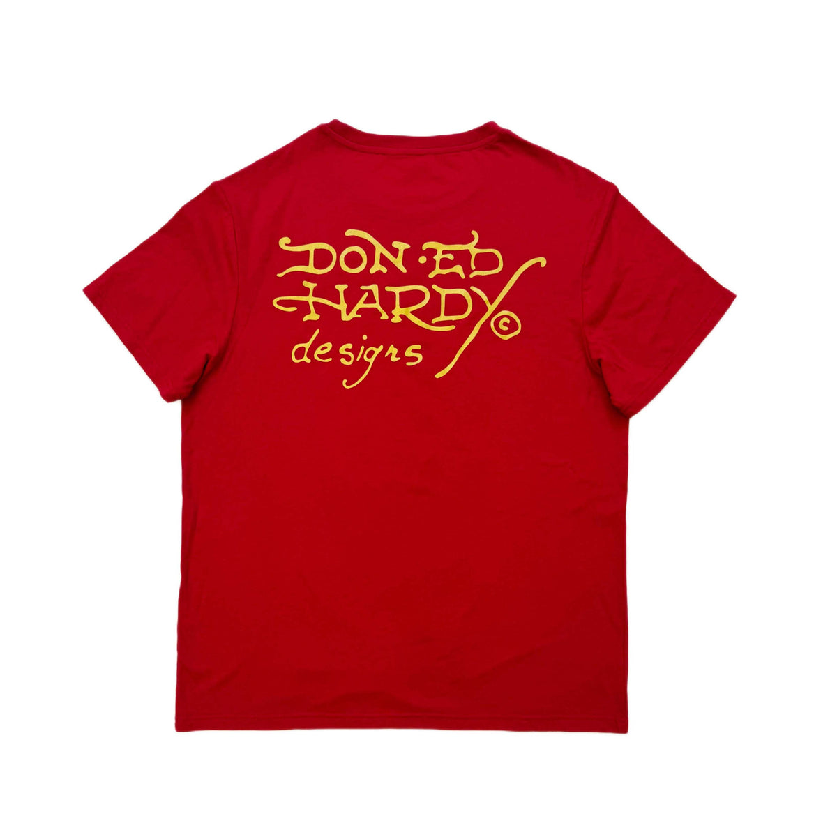 Live Fast Throwback Graphic Tee RED | Ed Hardy
