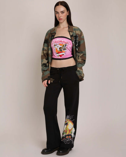 Brave Eagle Tube Top BUBBLEGUM | Ed Hardy