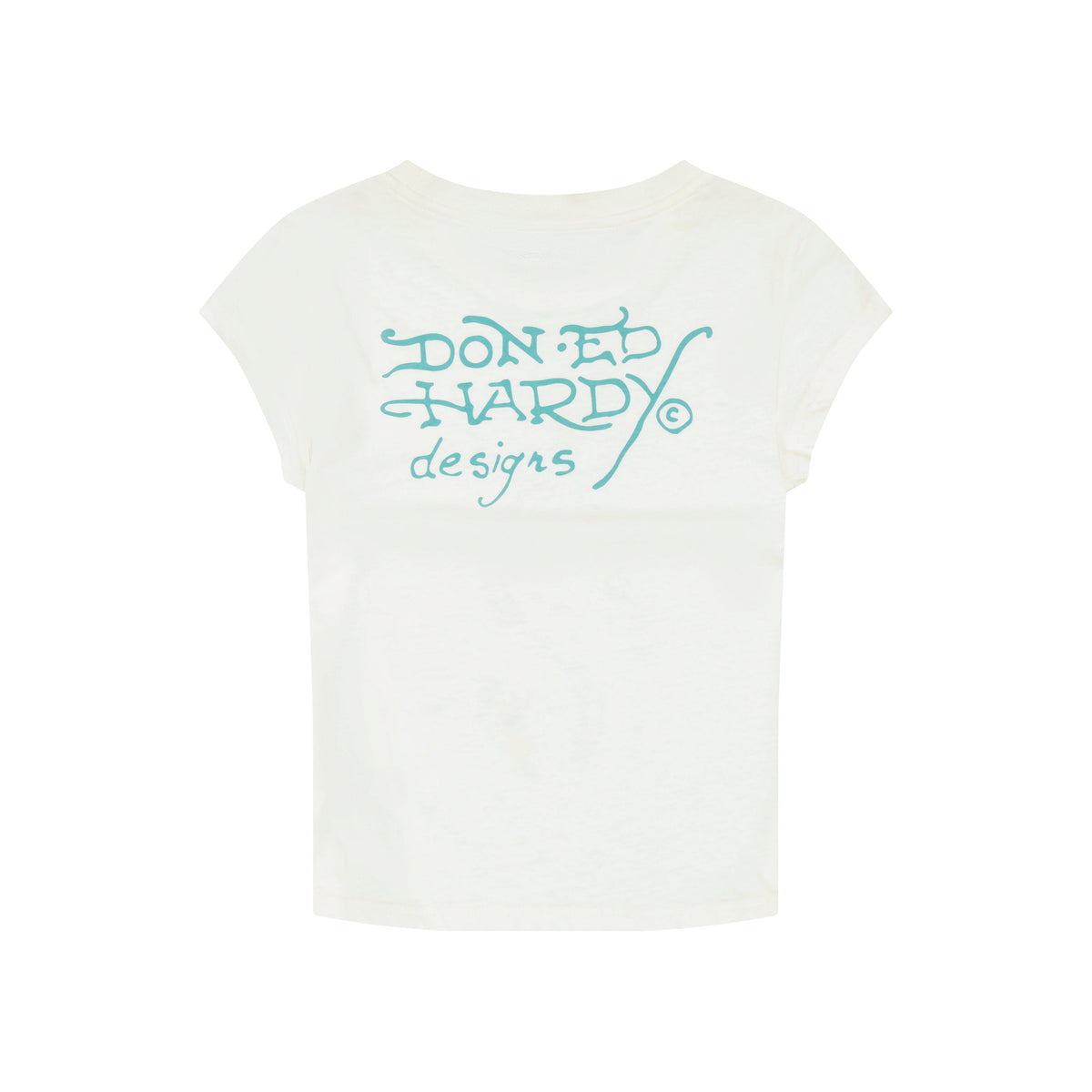 Phoenix Cap Sleeve Tee IVORY | Ed Hardy