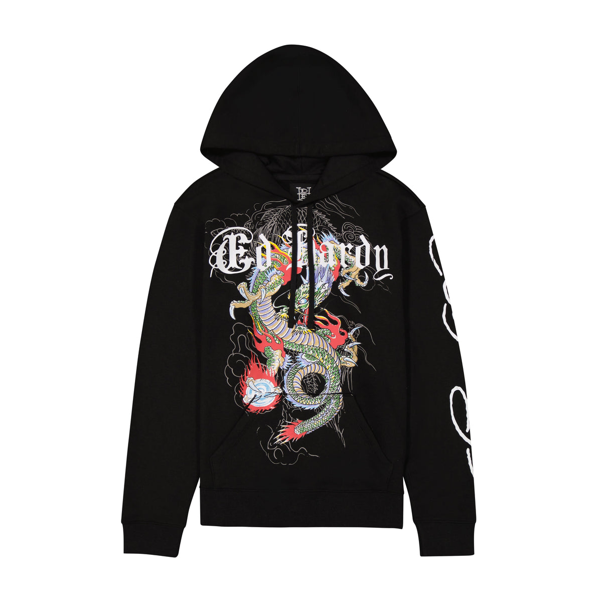 Japan Dragon Mens Hoodie Black | Ed Hardy