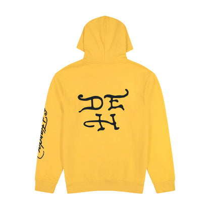 Fire Tiger Golden Yellow Pullover Hoodie YELLOW | Ed Hardy