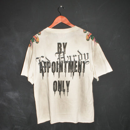 Reaper Cropped Mens Boxy Tee VINTAGE IVORY | Ed Hardy