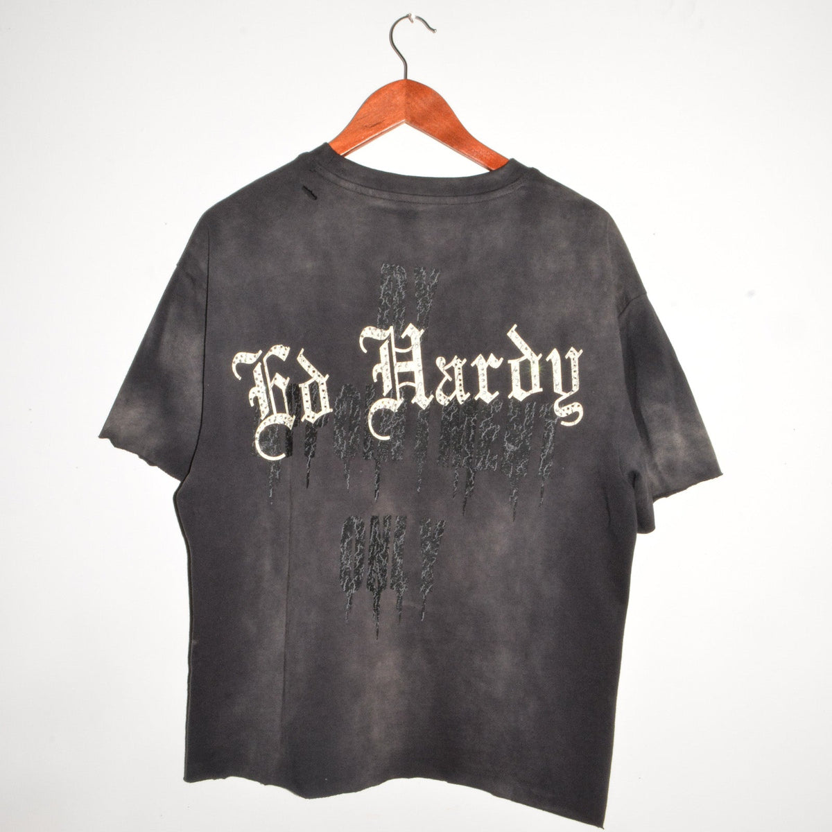 Pirate Boxy Tee SUNFADE GREY | Ed Hardy