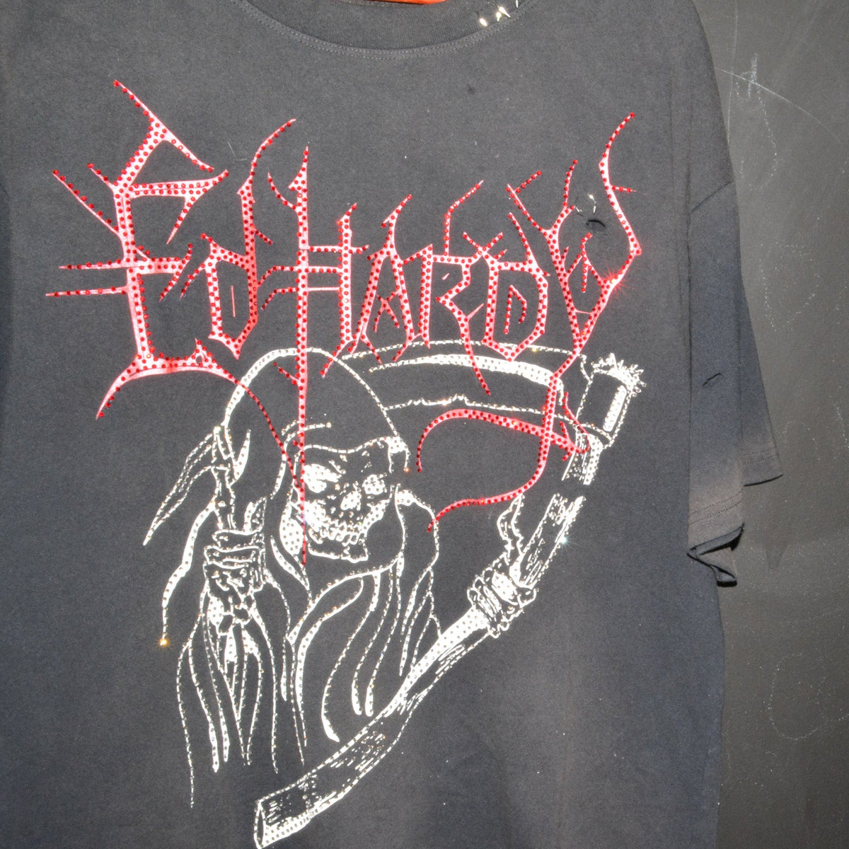 Reaper Boxy Tee VTG BLACK | Ed Hardy