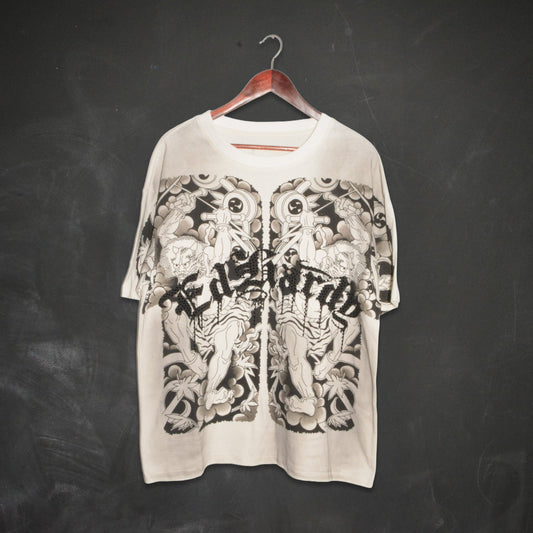 Japan Boxy Tee VINTAGE IVORY | Ed Hardy