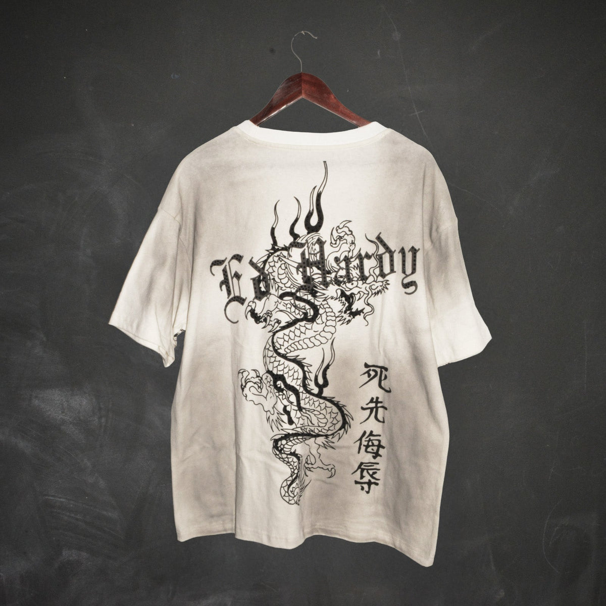Japan Boxy Tee VINTAGE IVORY | Ed Hardy