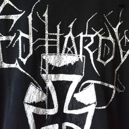 Cross Cropped Mens Boxy Tee VTG BLACK | Ed Hardy