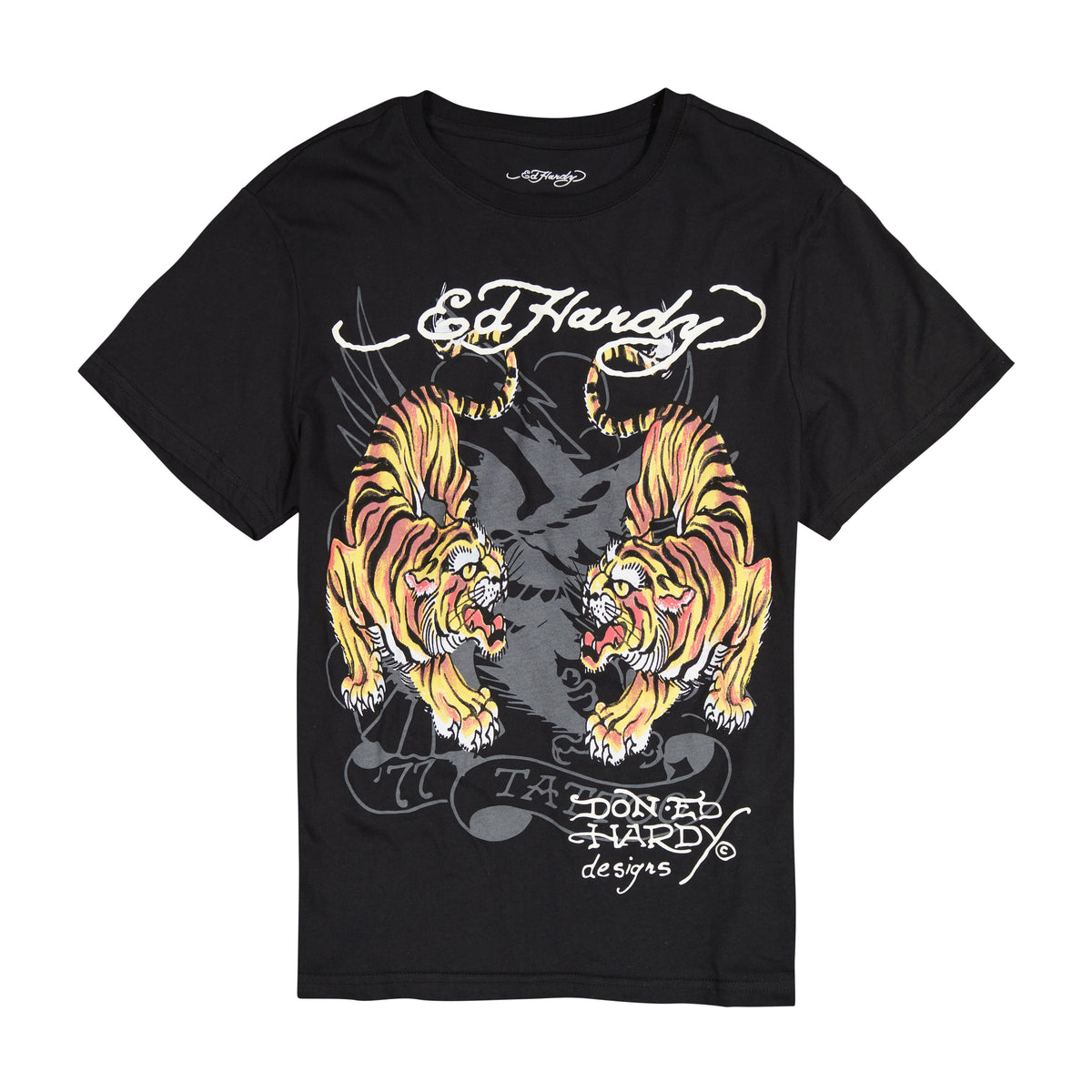 Tigers Multi Tattoo Tee BLACK | Ed Hardy
