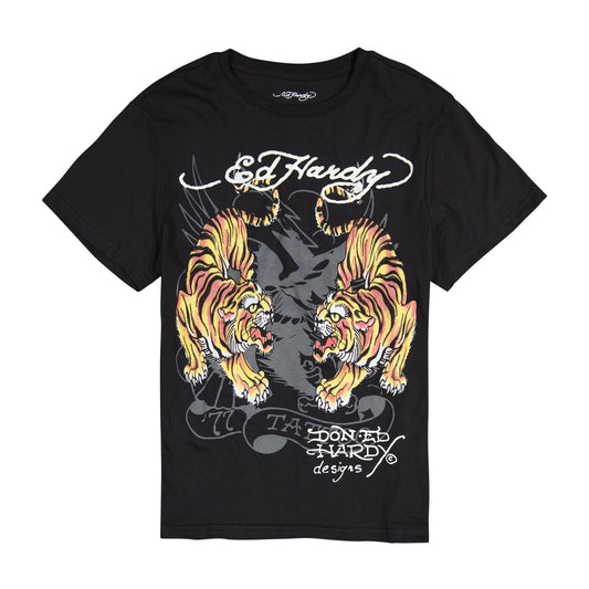 Tigers Multi Tattoo Tee BLACK | Ed Hardy