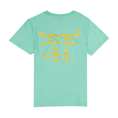 Black Rose Throwback Rhinestone Tee MINT | Ed Hardy