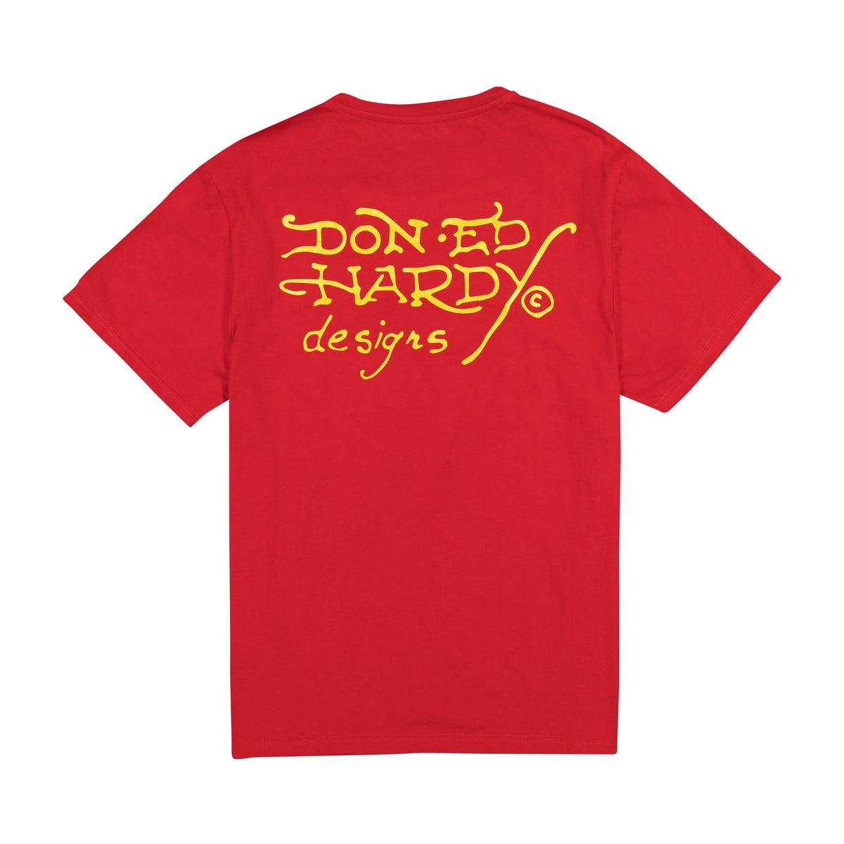 Tiger Skull Multi Tattoo Tee RED | Ed Hardy