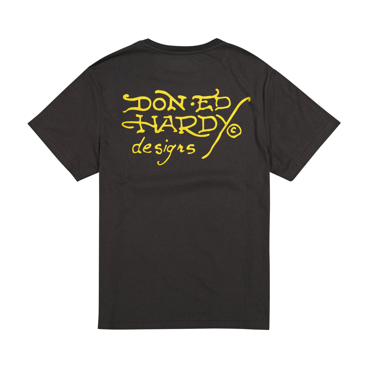 Ace Skull Throwback Graphic Tee CHARCOAL | Ed Hardy