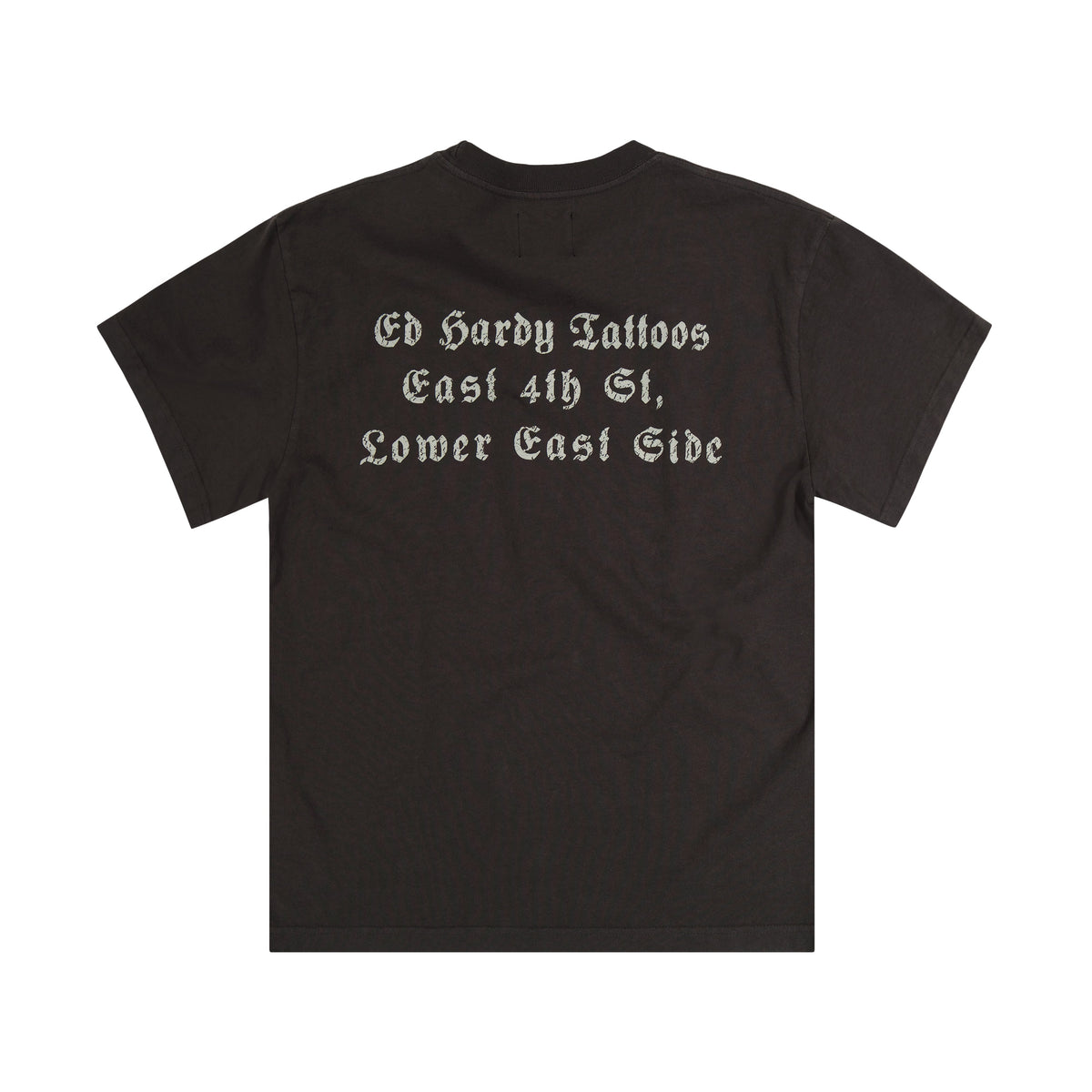 Limited Edition - Rhinestone Sacred Heart Tee CHARCOAL | Ed Hardy